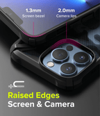 Estuche para iPhone 13 Pro - Ringke Fusion-X - Camo Black