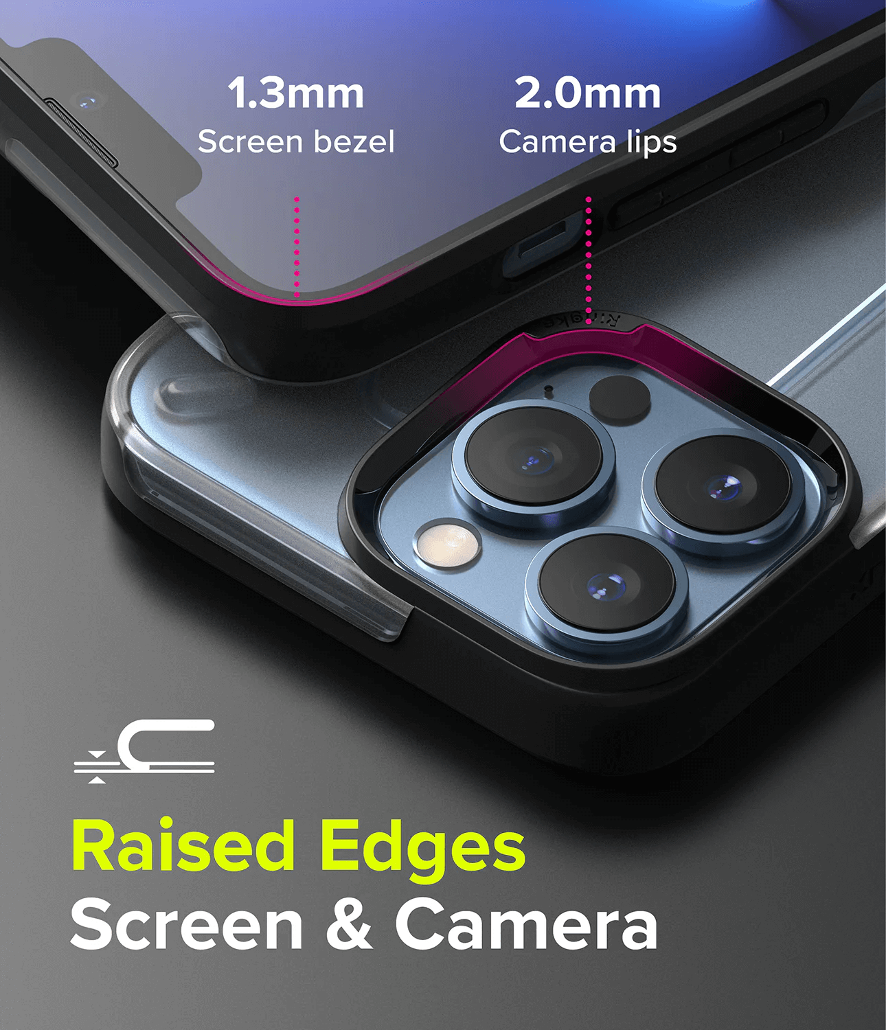 Estuche para iPhone 13 Pro - Ringke UX Matte Clear