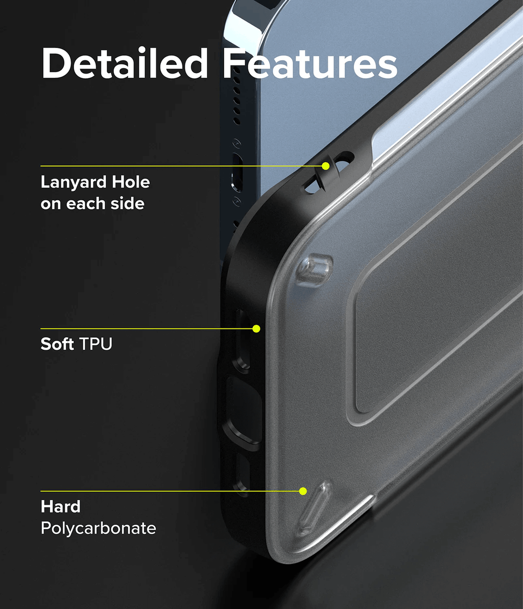 Estuche para iPhone 13 Pro - Ringke UX Matte Clear