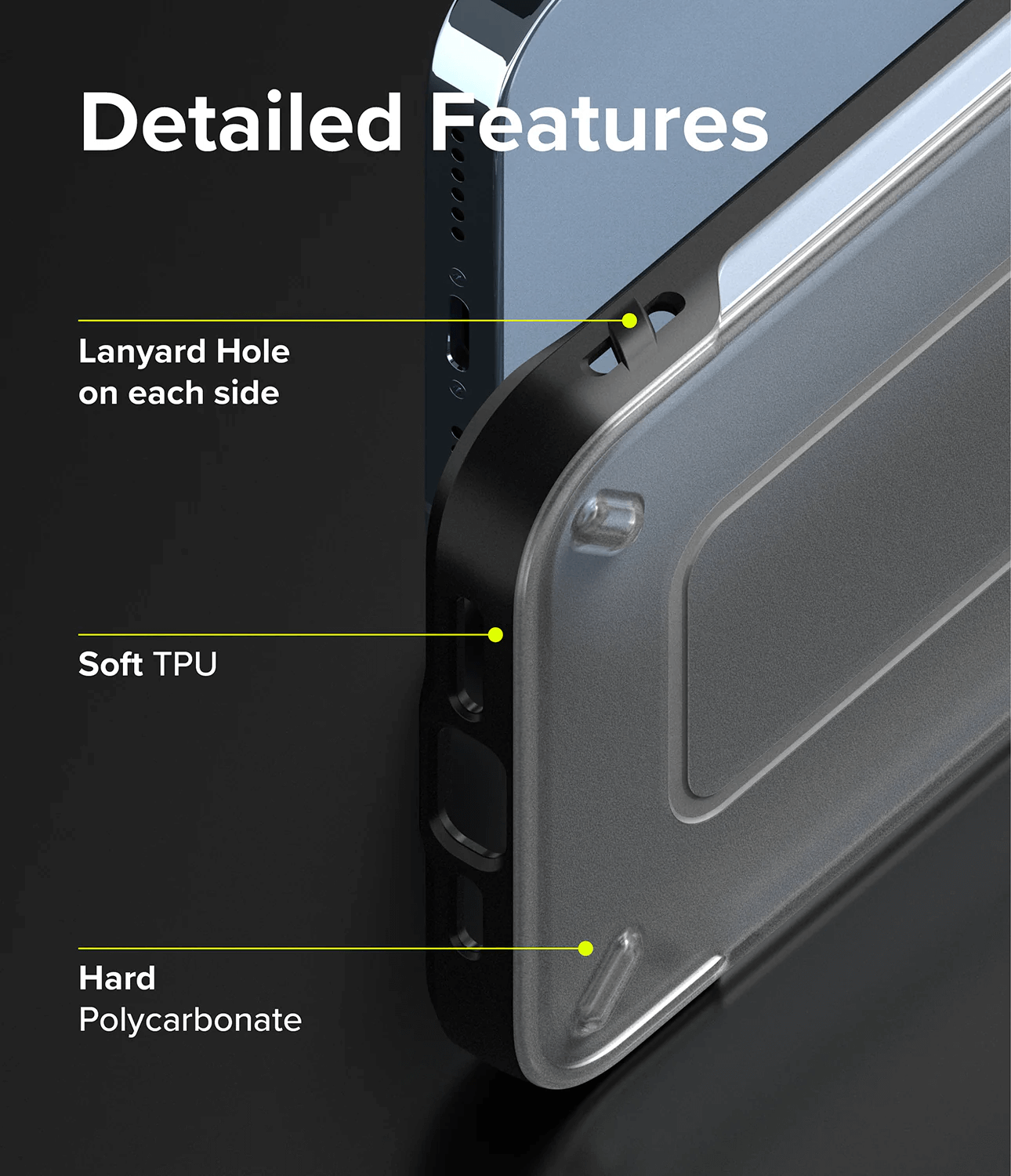 Estuche para iPhone 13 Pro - Ringke UX Matte Clear