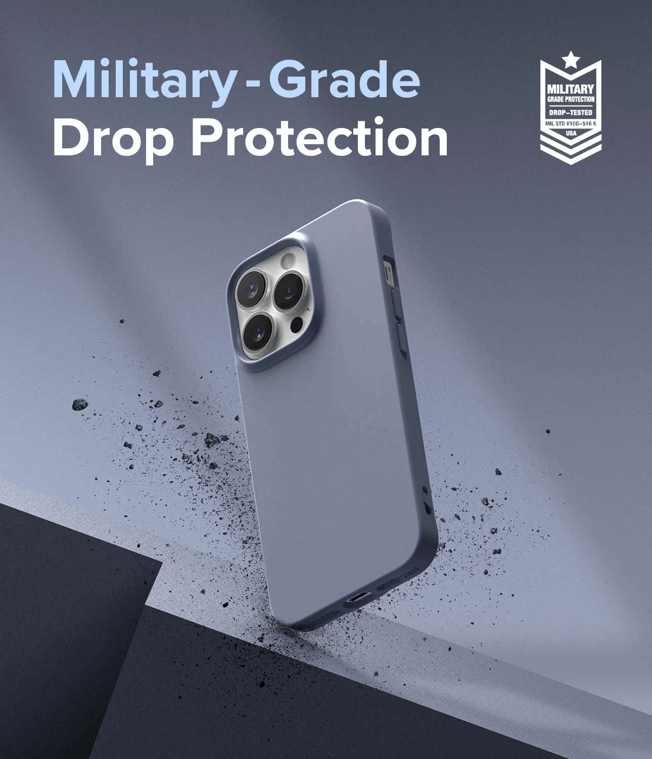 Estuche para iPhone 13 Pro Max - Ringke Air S - Lavender Gray