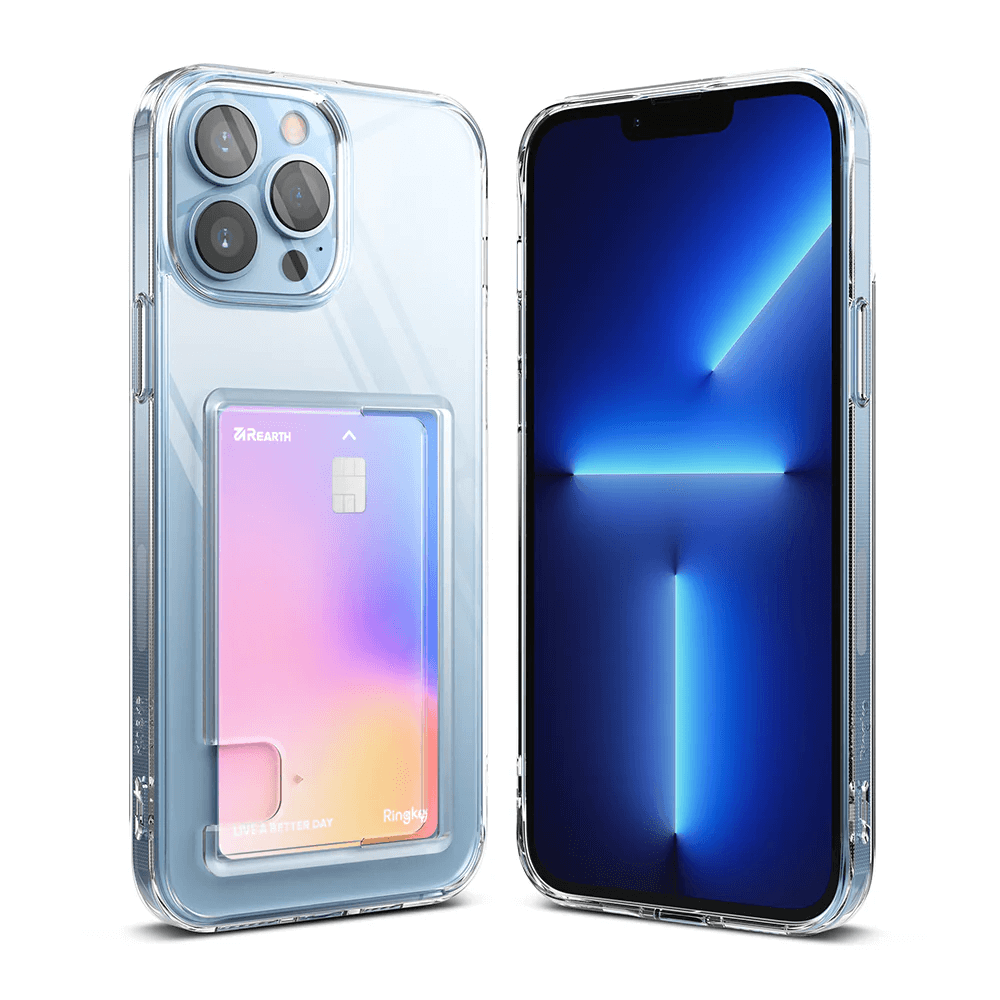 Estuche para iPhone 13 Pro Max - Ringke Fusion Card - Clear