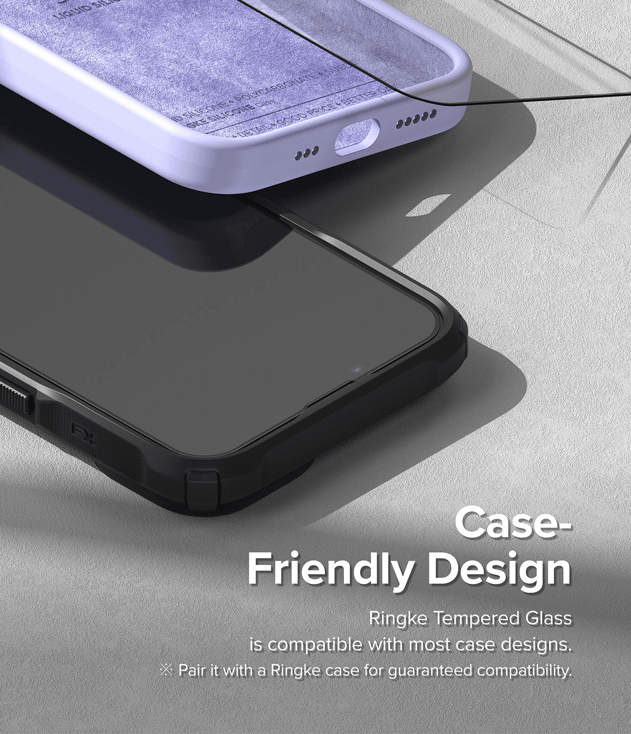 Protector de Pantalla para iPhone 14 / 13 / 13 Pro - Ringke Screen Protector Tempered Glass