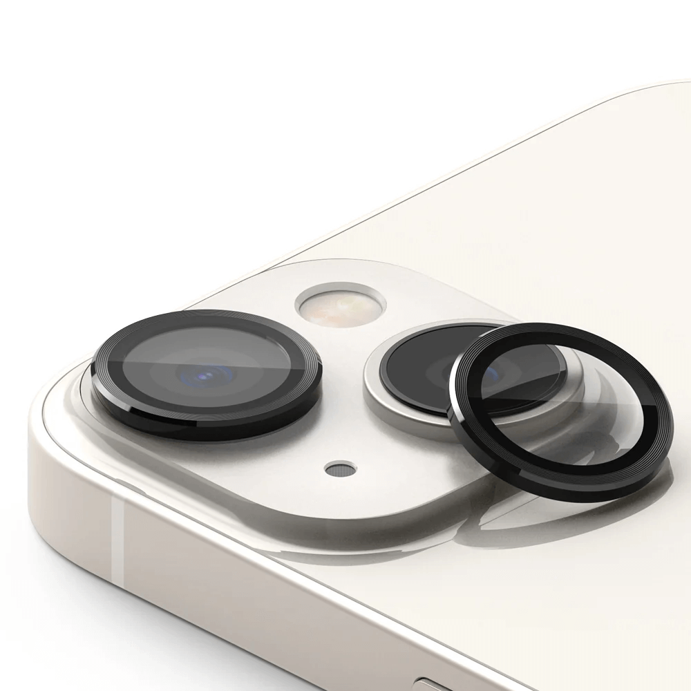 Protector de Cámara para iPhone 14 / 14 Plus - Ringke Camera Lens Frame Glass - Black