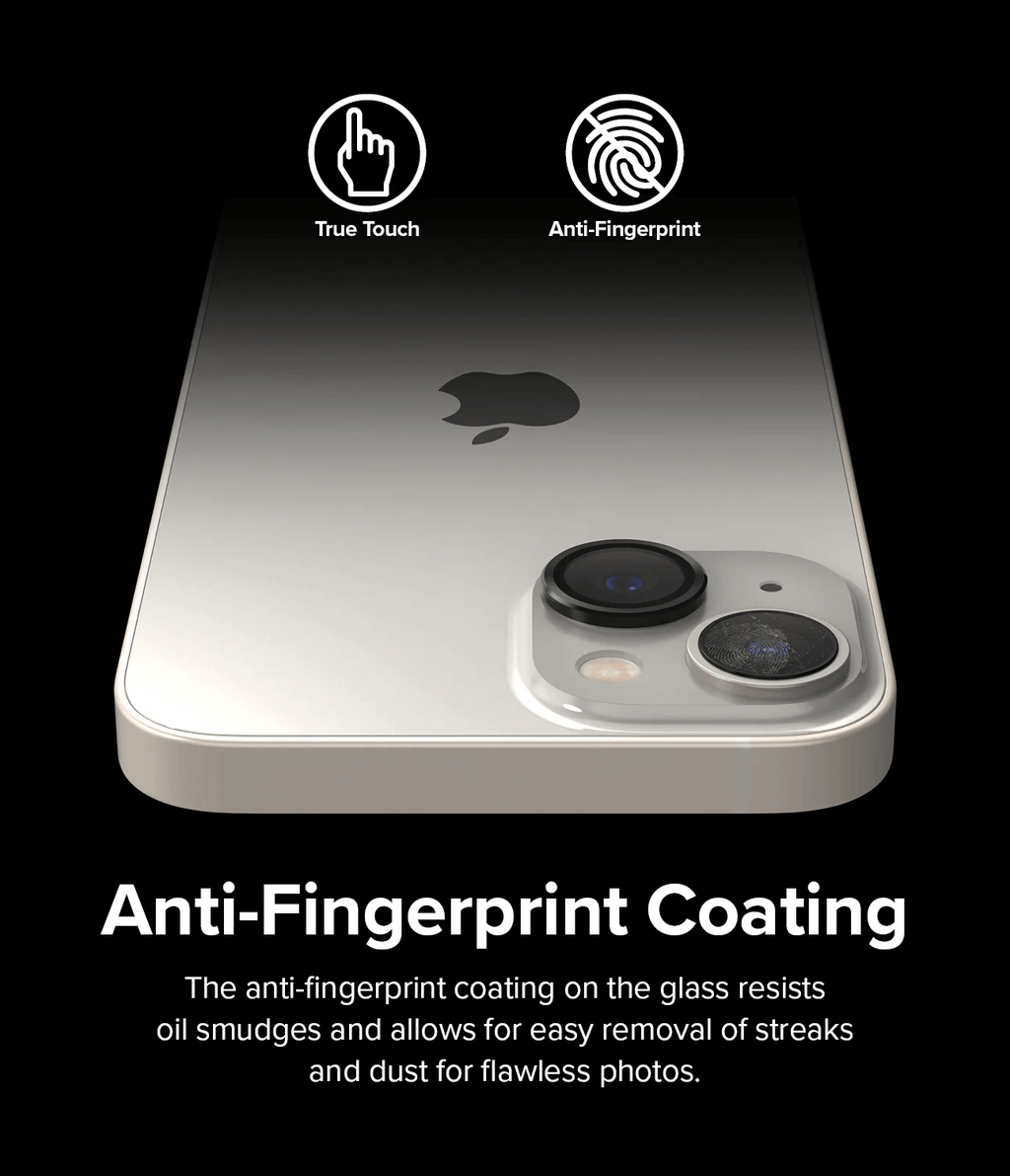 Protector de Cámara para iPhone 14 / 14 Plus - Ringke Camera Lens Frame Glass - Black