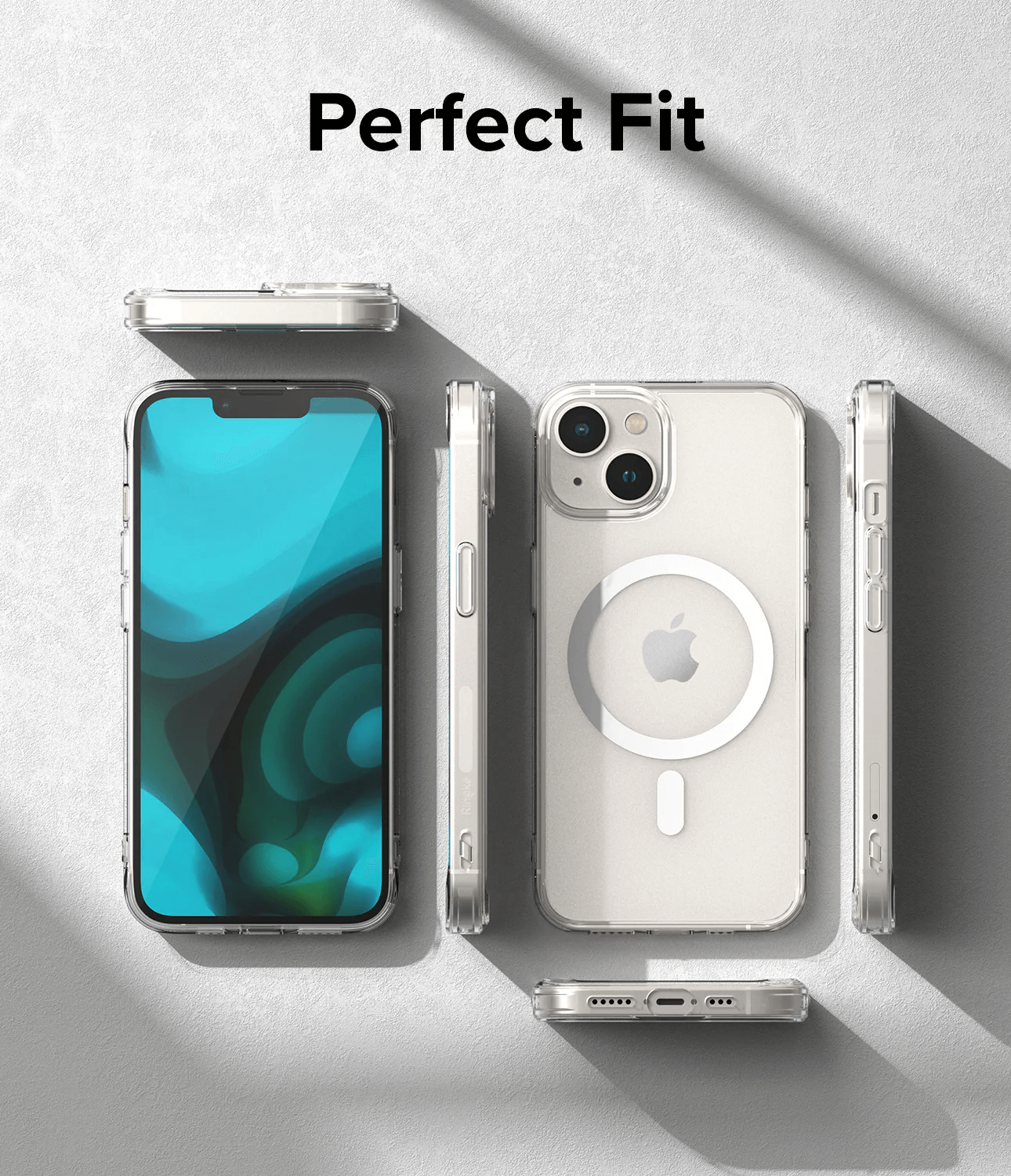 Estuche para iPhone 14 - Ringke Fusion Magnetic - Matte Clear