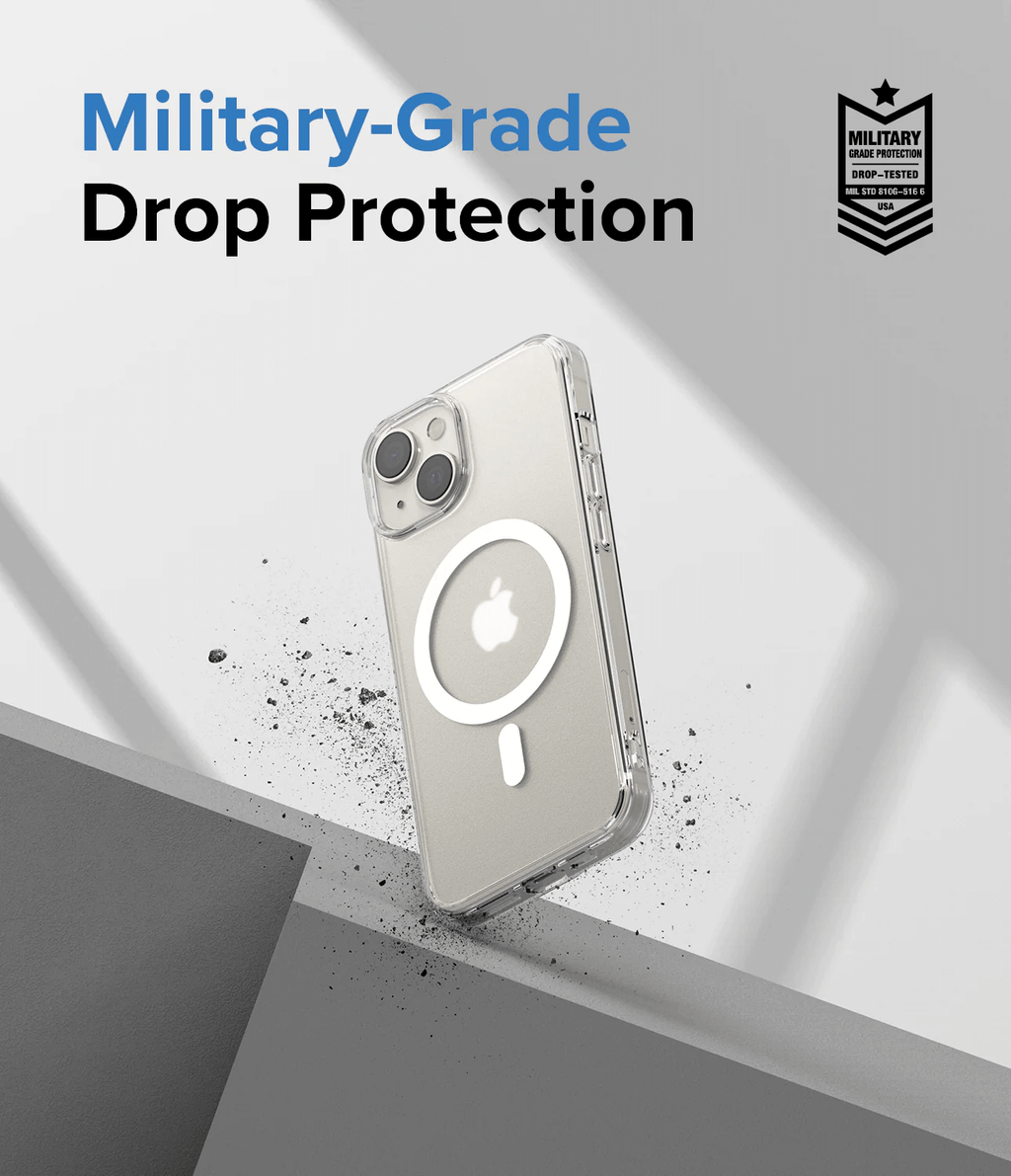 Estuche para iPhone 14 - Ringke Fusion Magnetic - Matte Clear