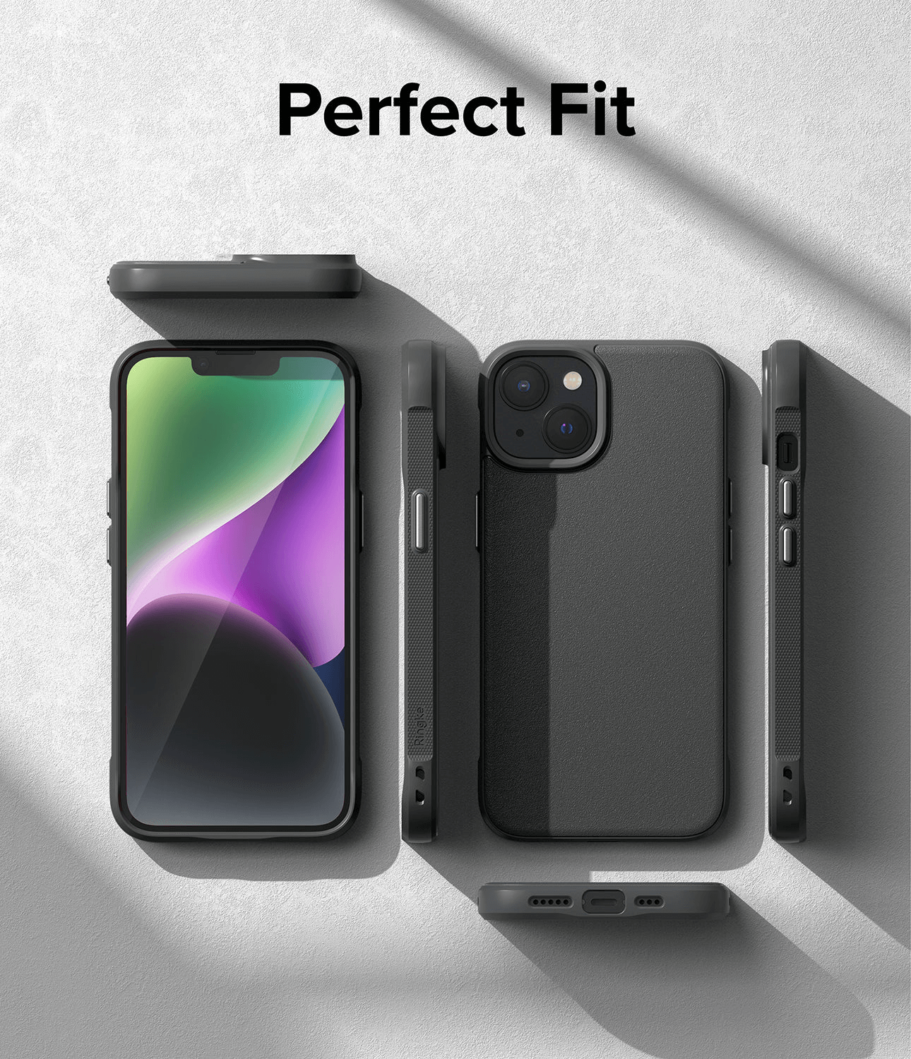 Estuche para iPhone 14 - Ringke Onyx - Black