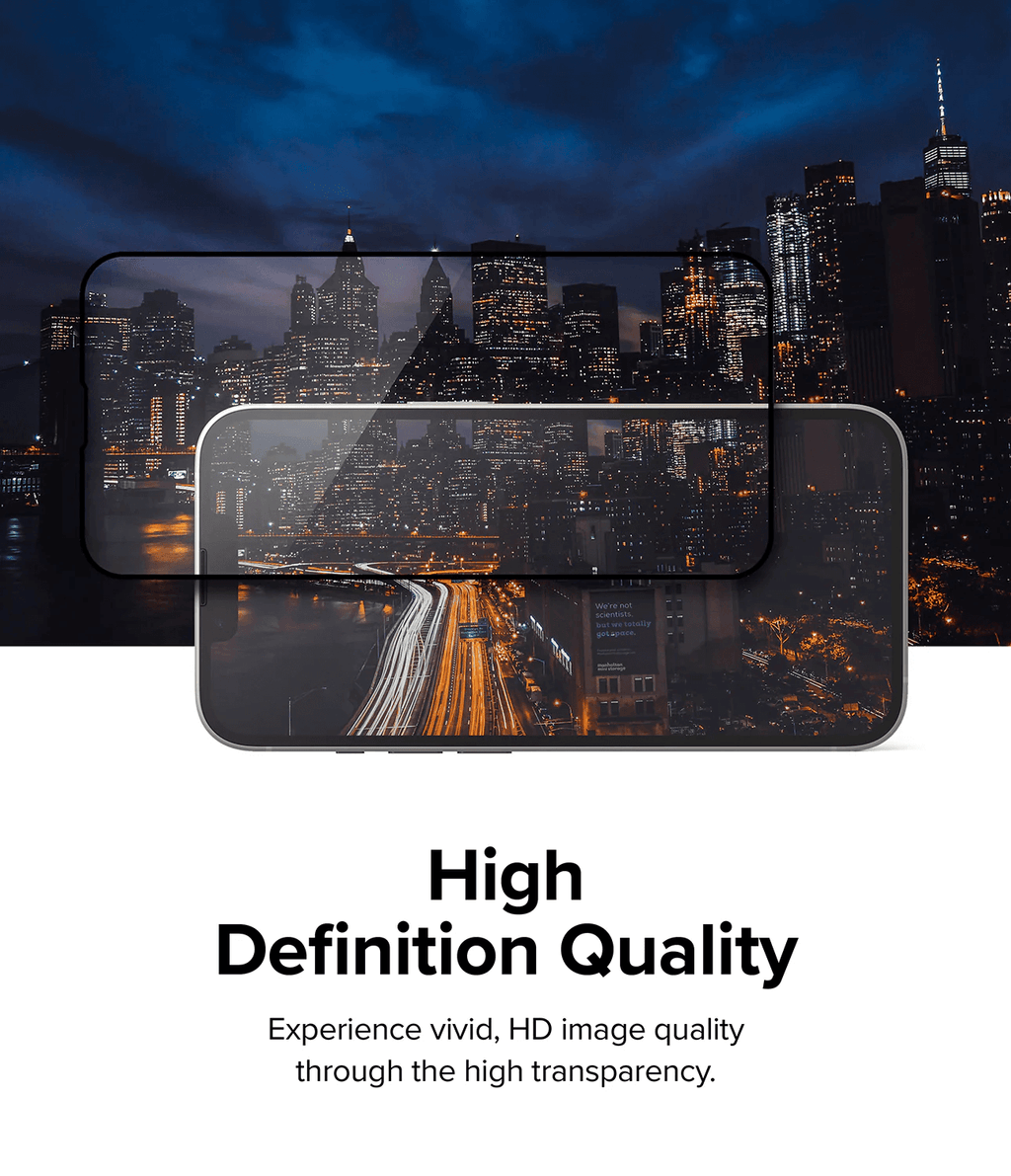 Vidrio Templado para iPhone 14 Plus / 13 Pro Max - Ringke Full Cover Glass