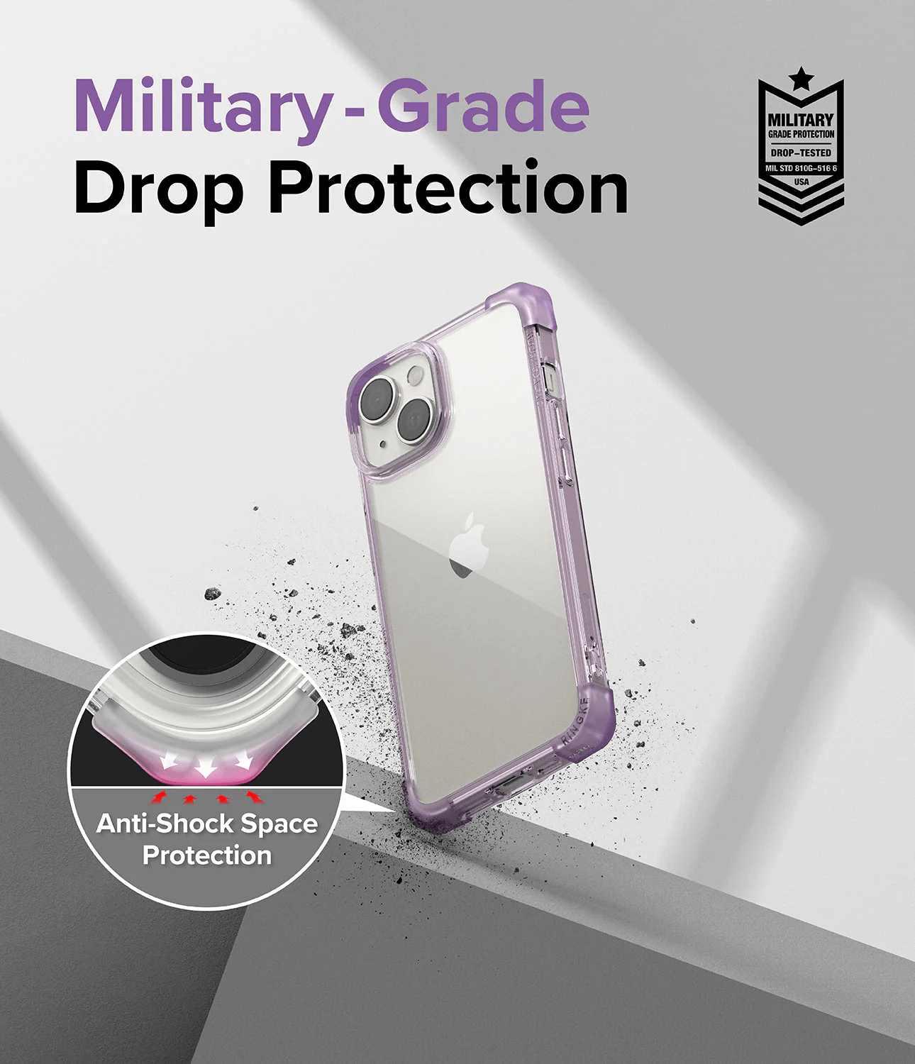 Estuche para iPhone 14 - Ringke Fusion Bumper