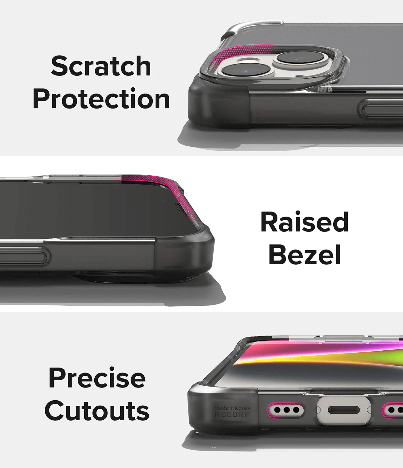 Estuche para iPhone 14 - Ringke Fusion Bumper