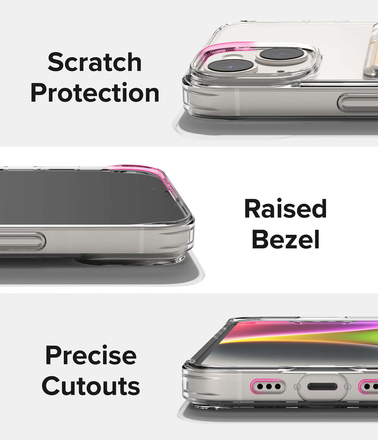 Estuche para iPhone 14 Plus - Ringke Fusion Card - Clear