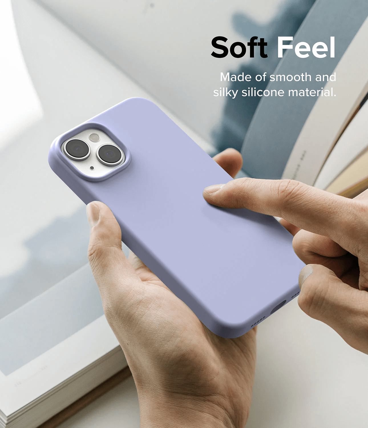Estuche para iPhone 14 Plus - Ringke Silicone Magnetic