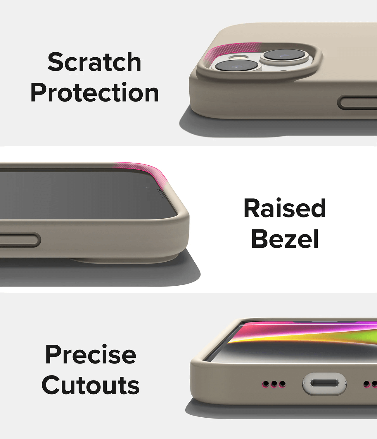 Estuche para iPhone 14 Plus - Ringke Silicone Magnetic