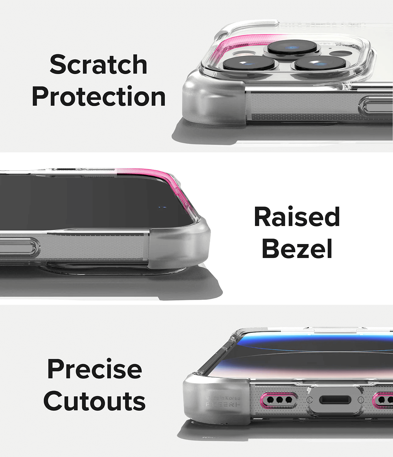 Estuche para iPhone 14 Pro - Ringke Fusion Bumper