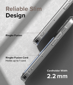 Estuche para iPhone 14 Pro - Ringke Fusion Card - Clear