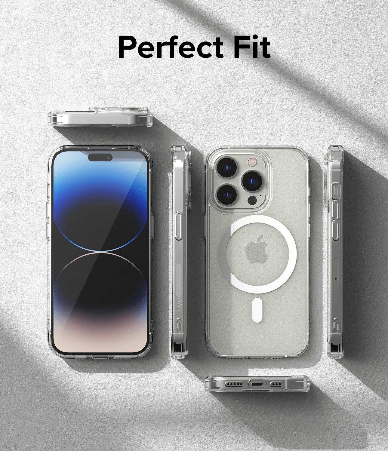 Estuche para iPhone 14 Pro - Ringke Fusion Magnetic - Matte Clear