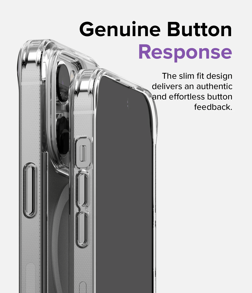 Estuche para iPhone 14 Pro - Ringke Fusion Magnetic - Matte Clear