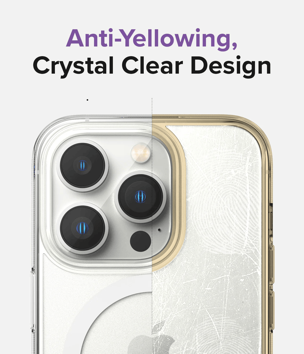 Estuche para iPhone 14 Pro - Ringke Fusion Magnetic - Matte Clear