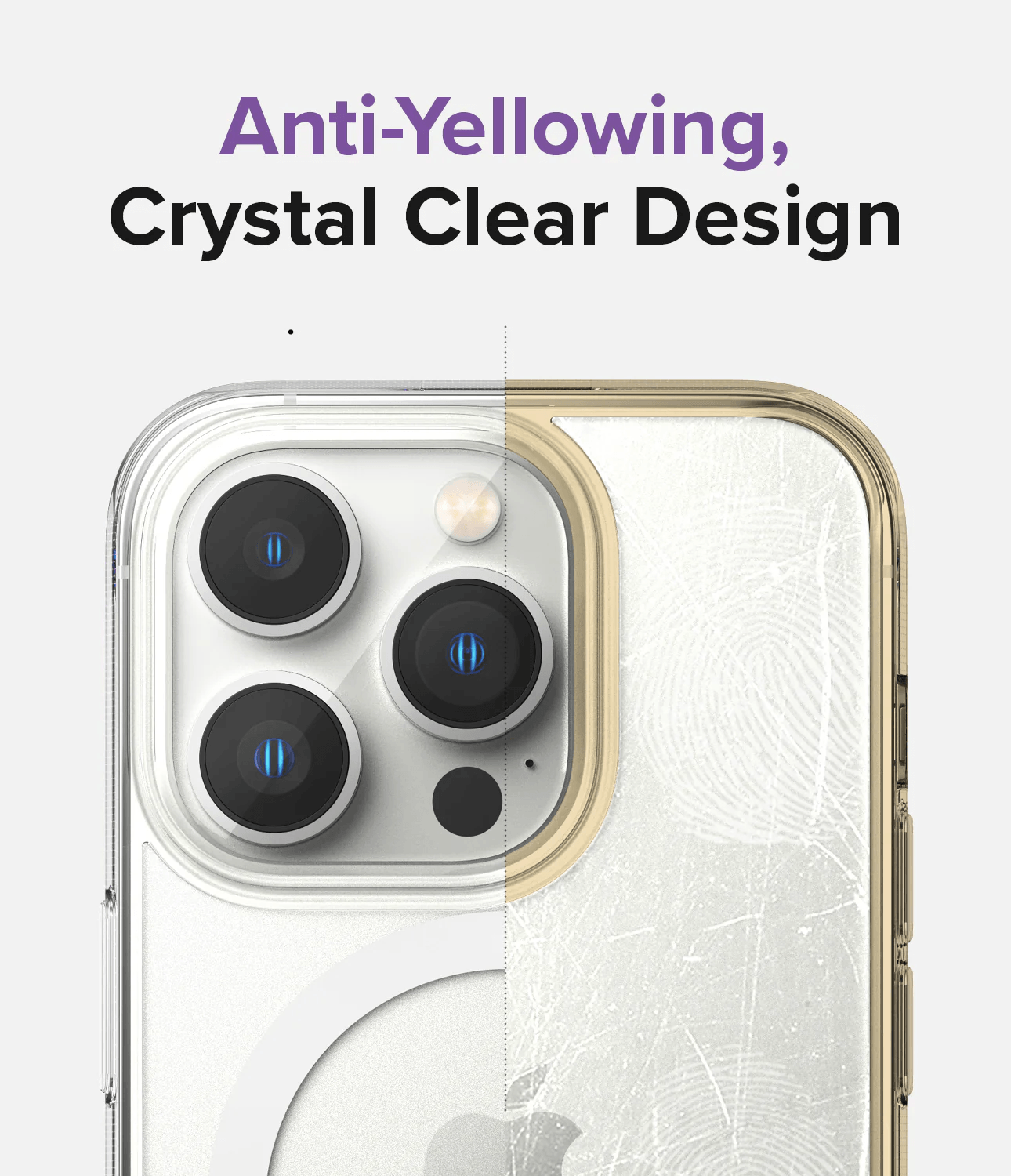 Estuche para iPhone 14 Pro - Ringke Fusion Magnetic - Matte Clear