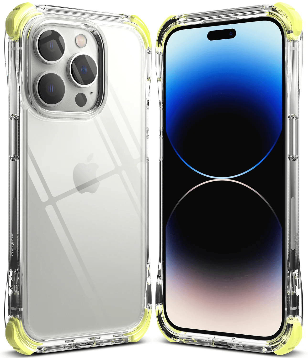 Estuche para iPhone 14 Pro - Ringke Fusion Plus - Clear Lime