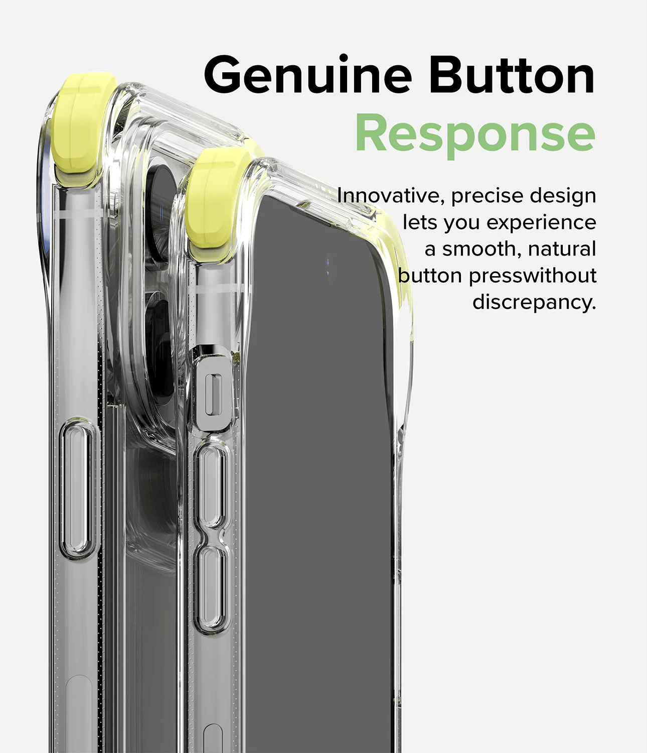 Estuche para iPhone 14 Pro - Ringke Fusion Plus - Clear Lime