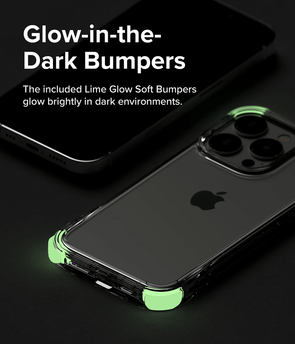 Estuche para iPhone 14 Pro - Ringke Fusion Plus - Clear Lime