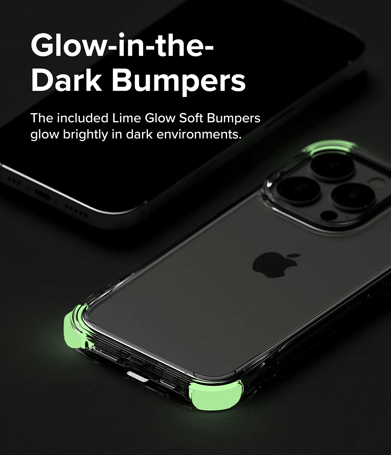 Estuche para iPhone 14 Pro - Ringke Fusion Plus - Clear Lime
