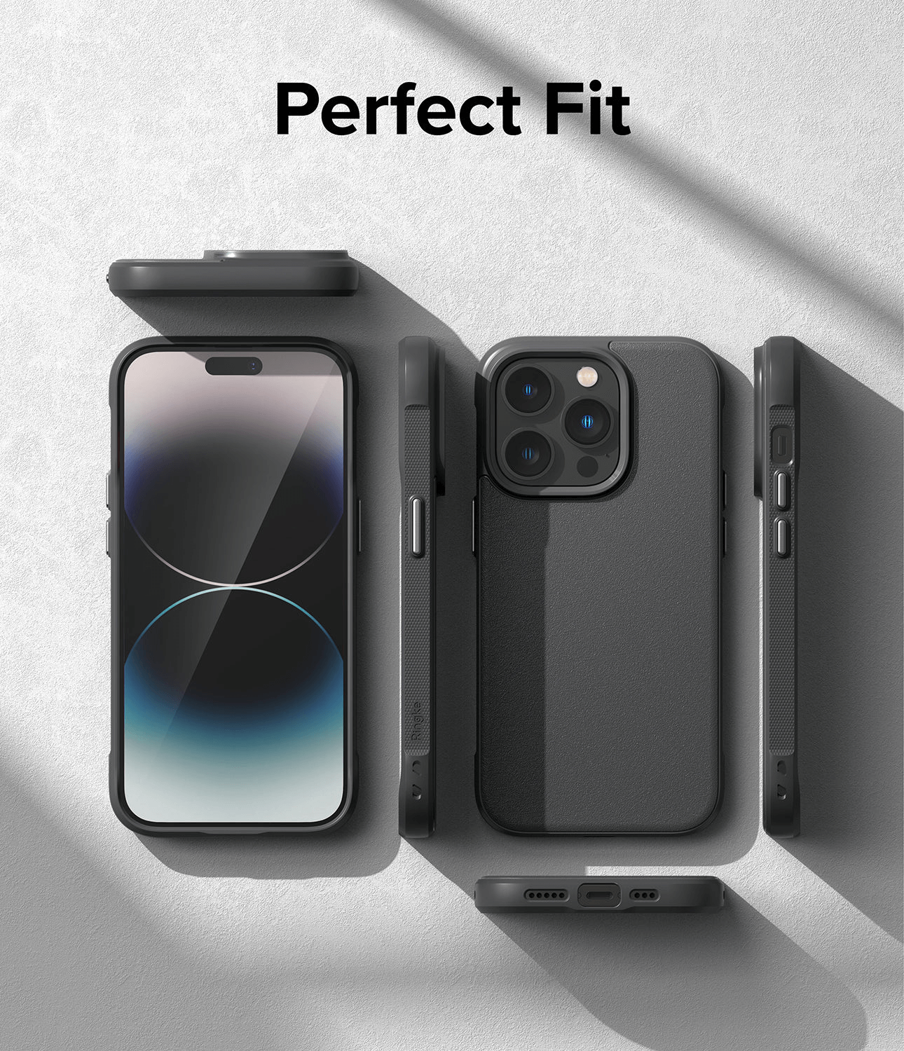 Estuche para iPhone 14 Pro - Ringke Onyx - Black