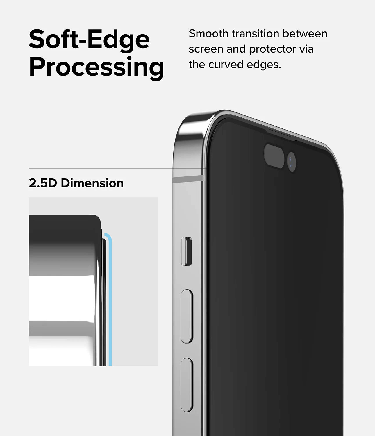 Vidrio Templado para iPhone 14 Pro - Ringke Privacy Tempered Glass