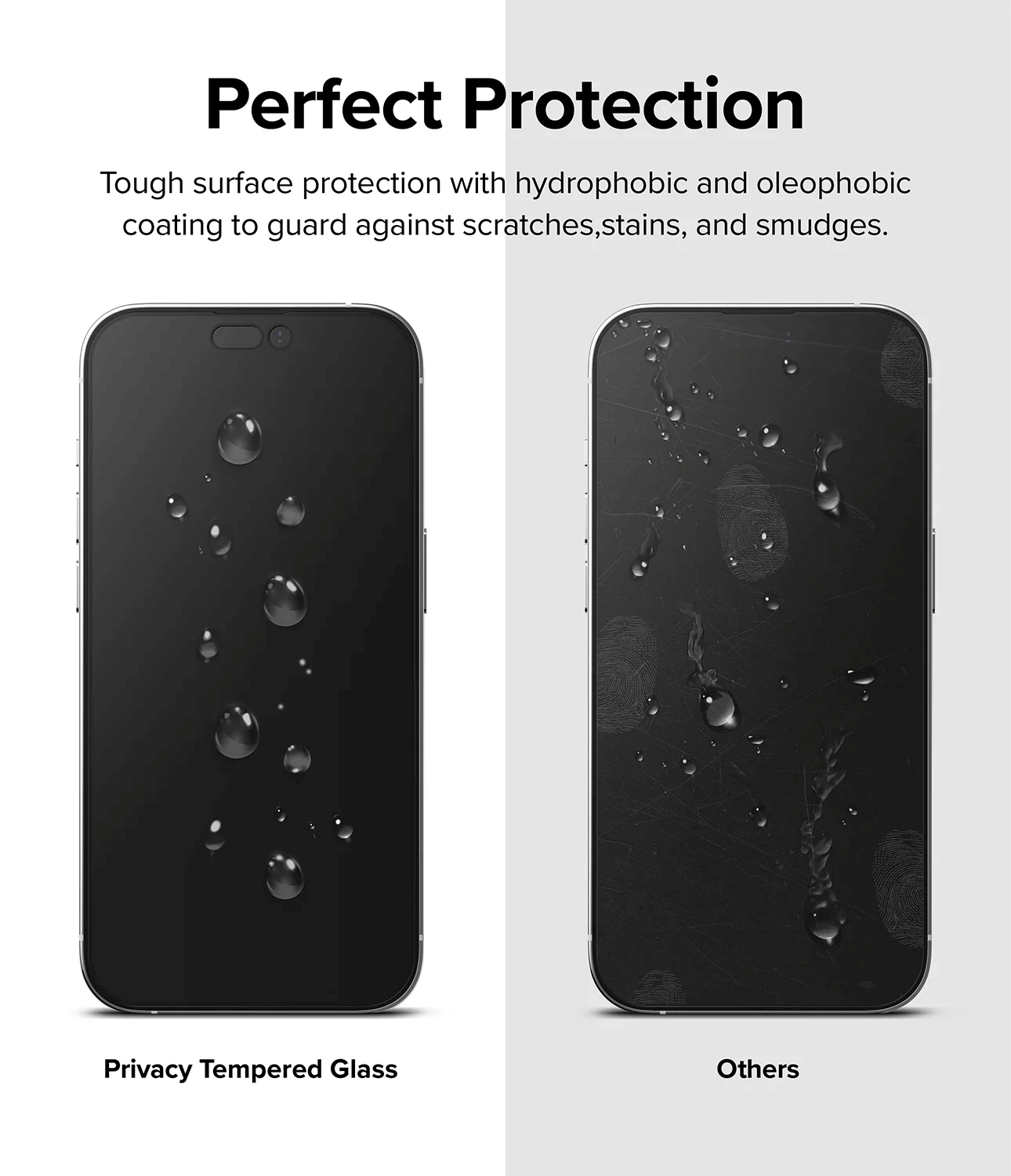 Vidrio Templado para iPhone 14 Pro - Ringke Privacy Tempered Glass