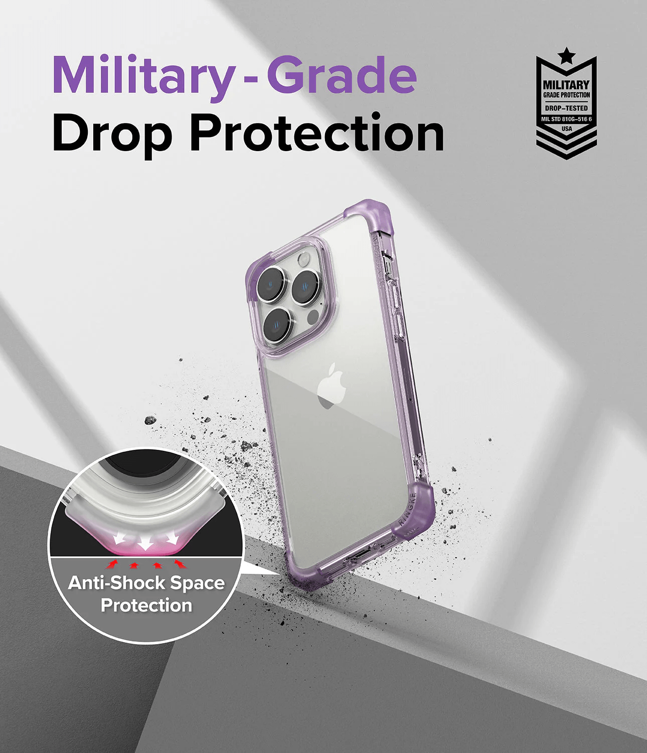 Estuche para iPhone 14 Pro Max - Ringke Fusion Bumper