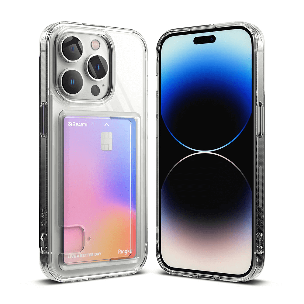 Estuche para iPhone 14 Pro Max - Ringke Fusion Card - Clear