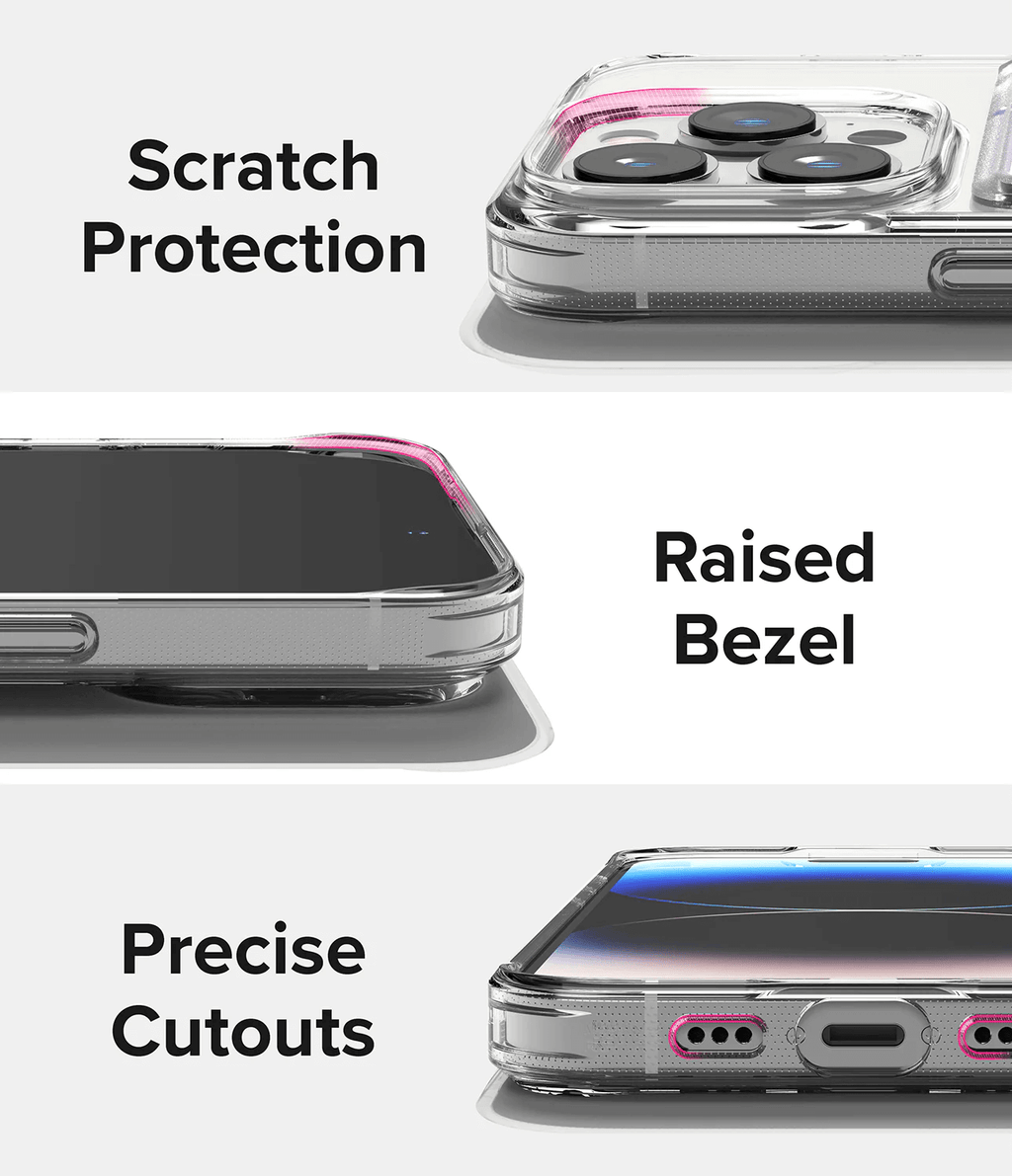 Estuche para iPhone 14 Pro Max - Ringke Fusion Card - Clear