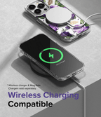 Estuche para iPhone 14 Pro Max - Ringke Fusion Design - Purple Rose