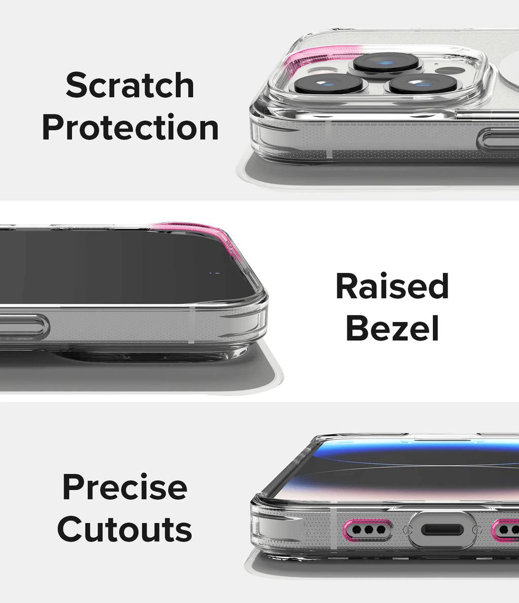 Estuche para iPhone 14 Pro Max - Ringke Fusion Magnetic - Matte Clear