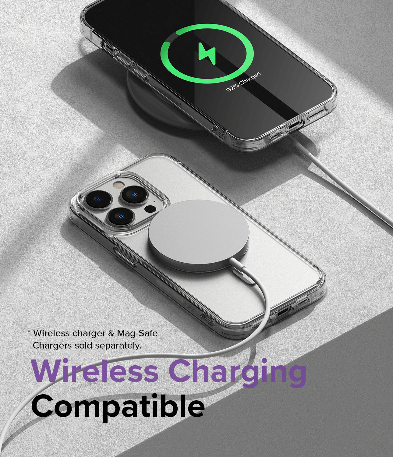 Estuche para iPhone 14 Pro Max - Ringke Fusion Magnetic - Matte Clear