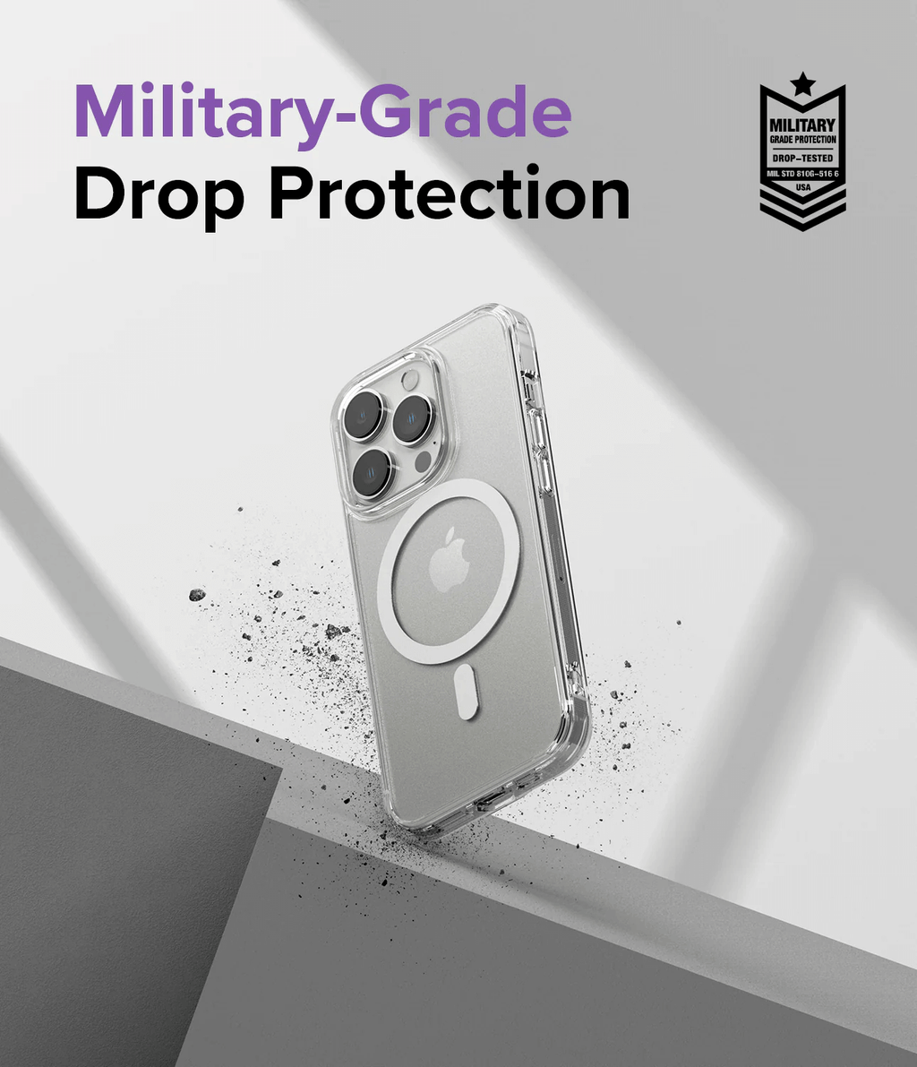 Estuche para iPhone 14 Pro Max - Ringke Fusion Magnetic - Matte Clear