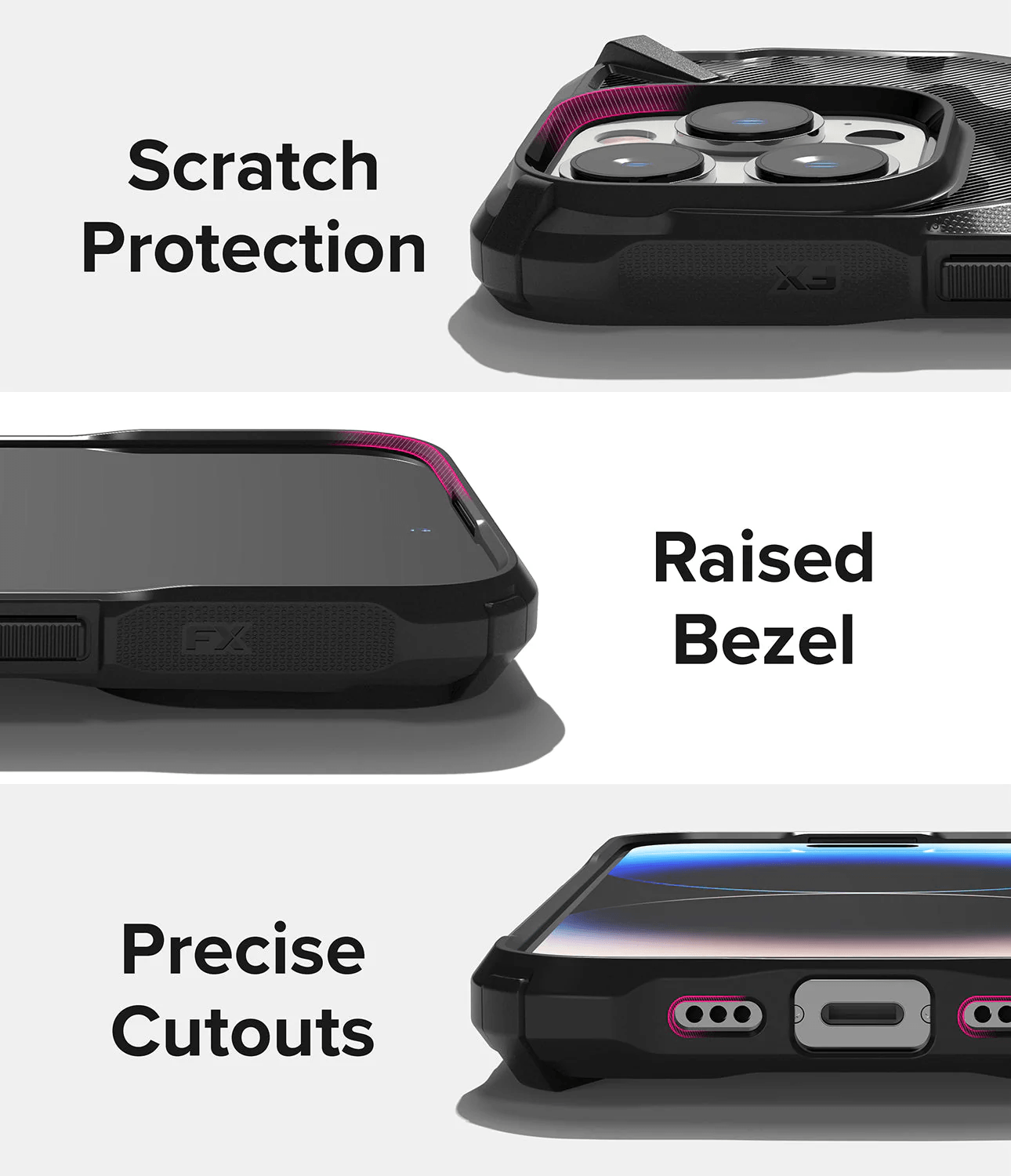 Estuche para iPhone 14 Pro Max - Ringke Fusion-X