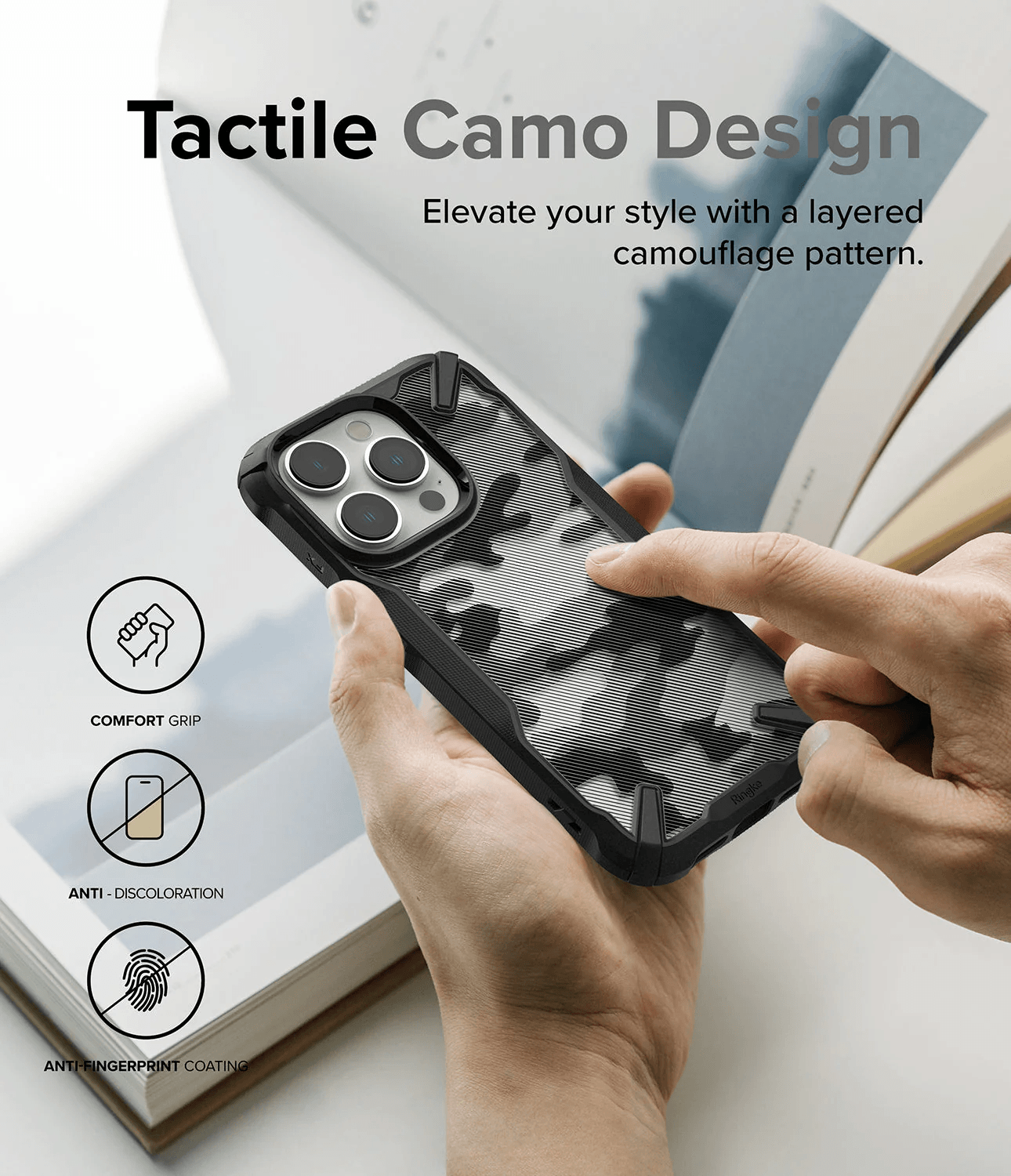 Estuche para iPhone 14 Pro Max - Ringke Fusion-X