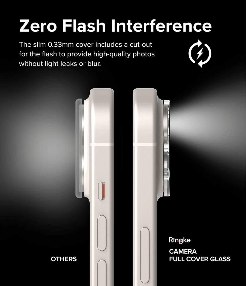 Protector de Cámara para iPhone 15 / 15 Plus - Ringke Protector Glass (Pack de 2)