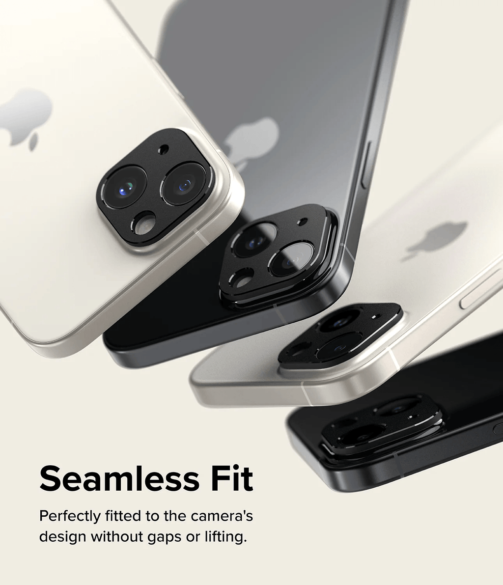 Protector de Cámara para iPhone 15 / 15 Plus - Ringke Camera Styling Black