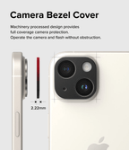 Protector de Cámara para iPhone 15 / 15 Plus - Ringke Camera Styling Black