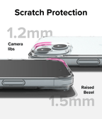 Estuche para iPhone 15 - Ringke Fusion - Matte Clear
