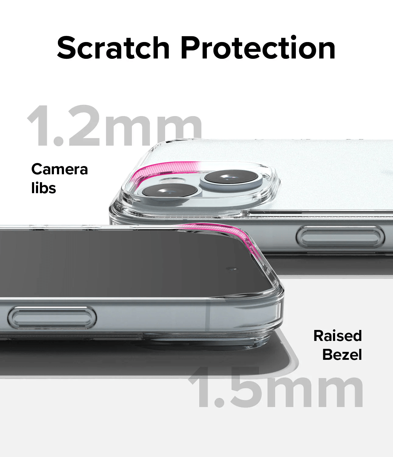 Estuche para iPhone 15 - Ringke Fusion - Matte Clear