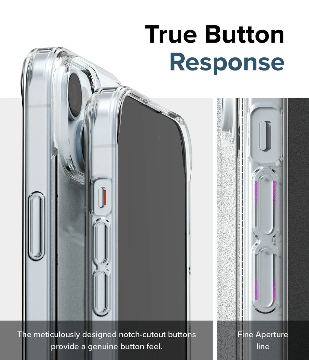 Estuche para iPhone 15 - Ringke Fusion - Matte Clear