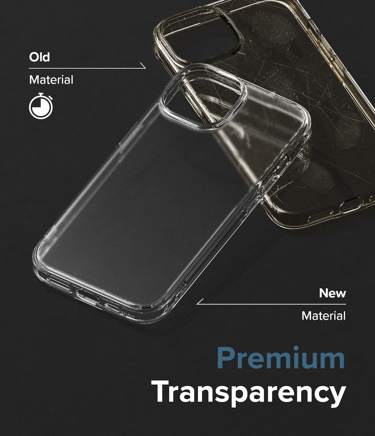 Estuche para iPhone 15 - Ringke Fusion - Matte Clear
