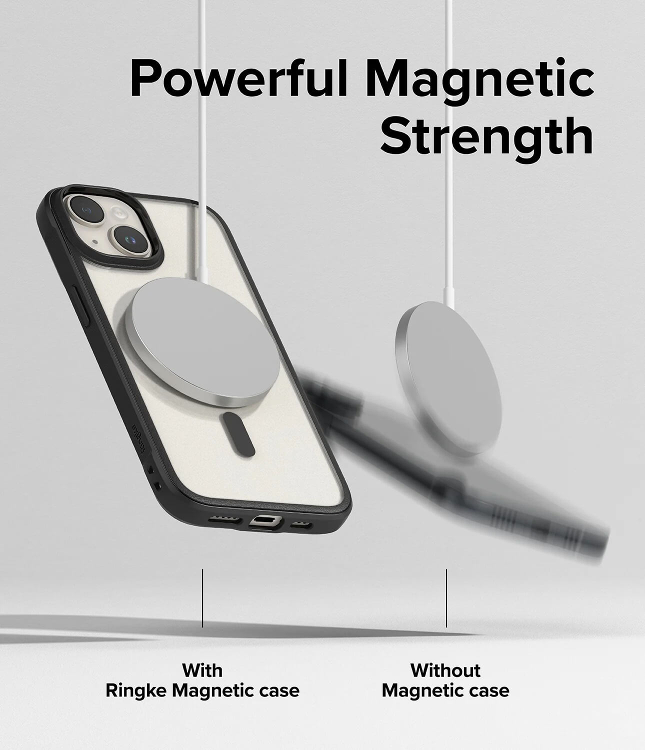 Estuche para iPhone 15 - Ringke Fusion Bold Magnetic
