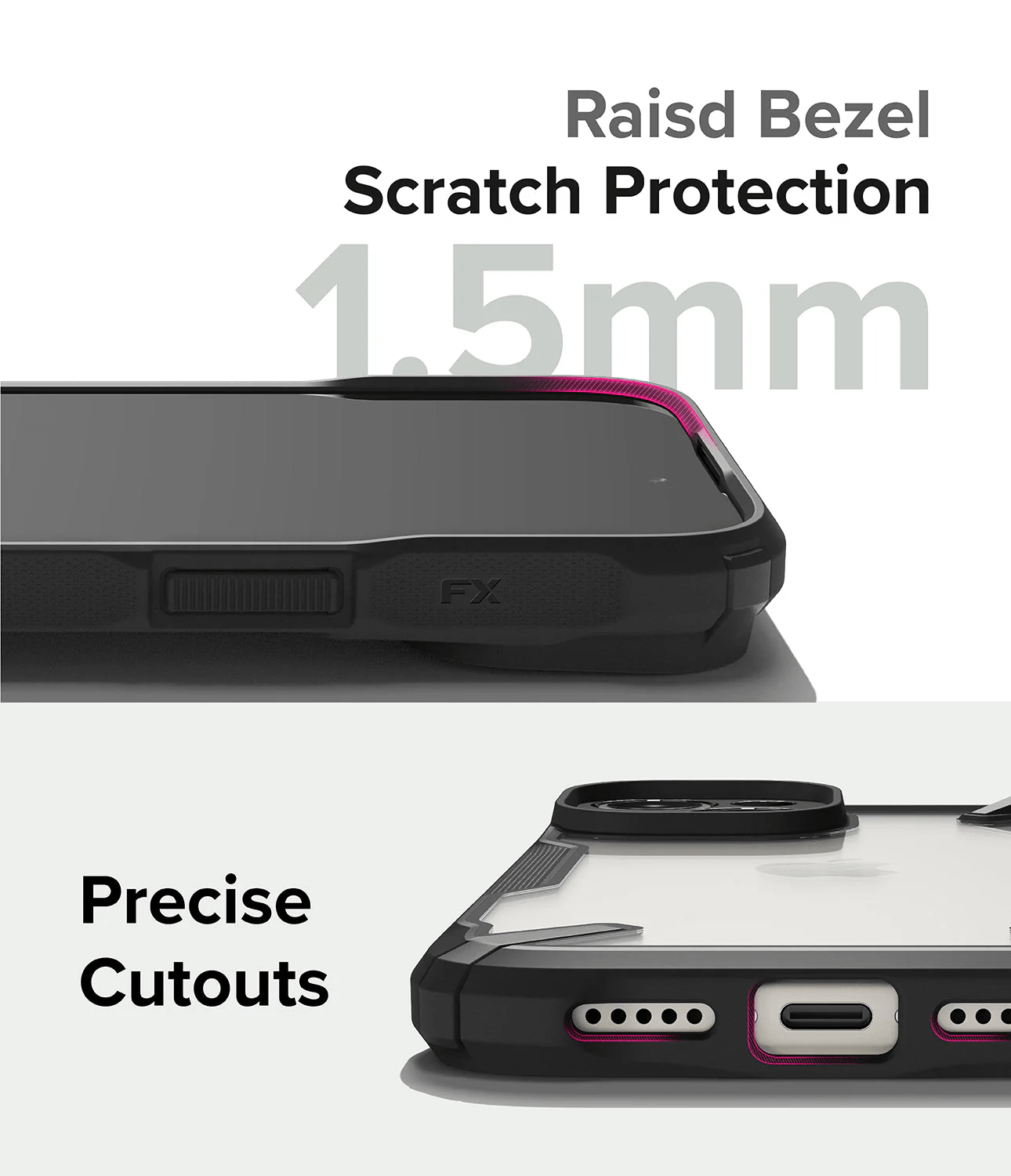 Estuche para iPhone 15 - Ringke Fusion-X