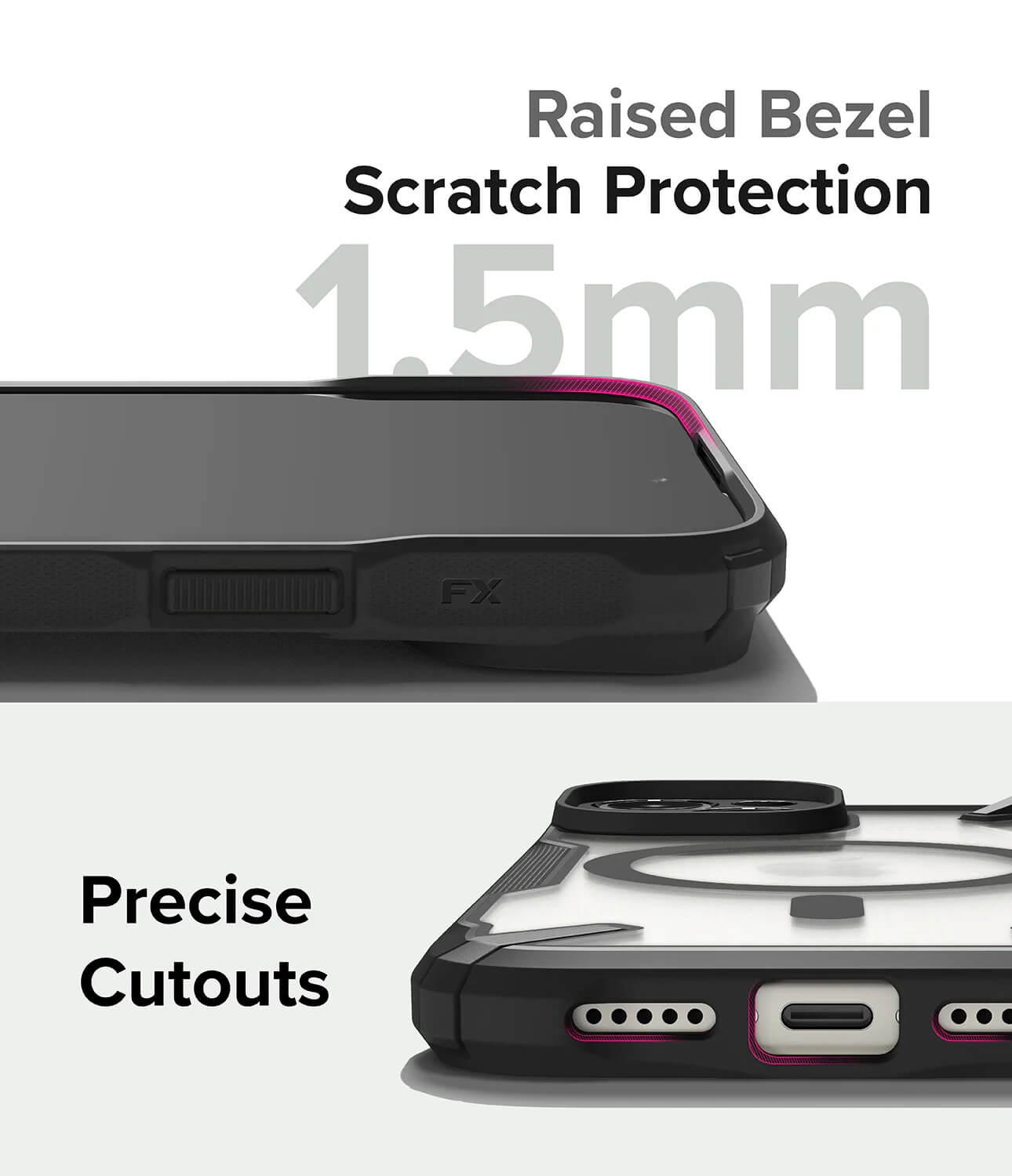 Estuche para iPhone 15 - Ringke Fusion-X Magnetic